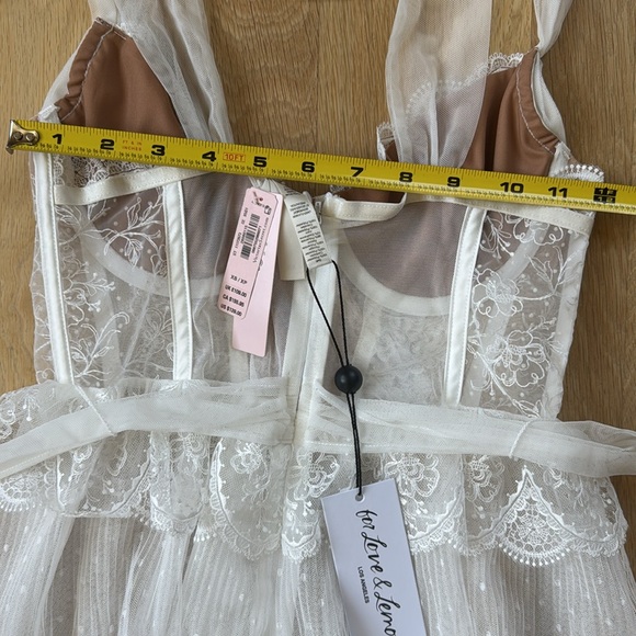 FOR LOVE & LEMONS
Freya Slip Dress- XS- NEW WITH TAGS - Picture 7 of 9